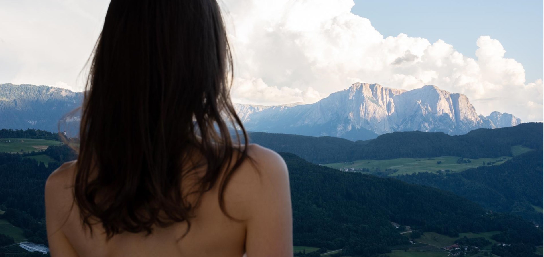 wunderschönes Dolomitenpanorama von Deinem Panoramazimmer